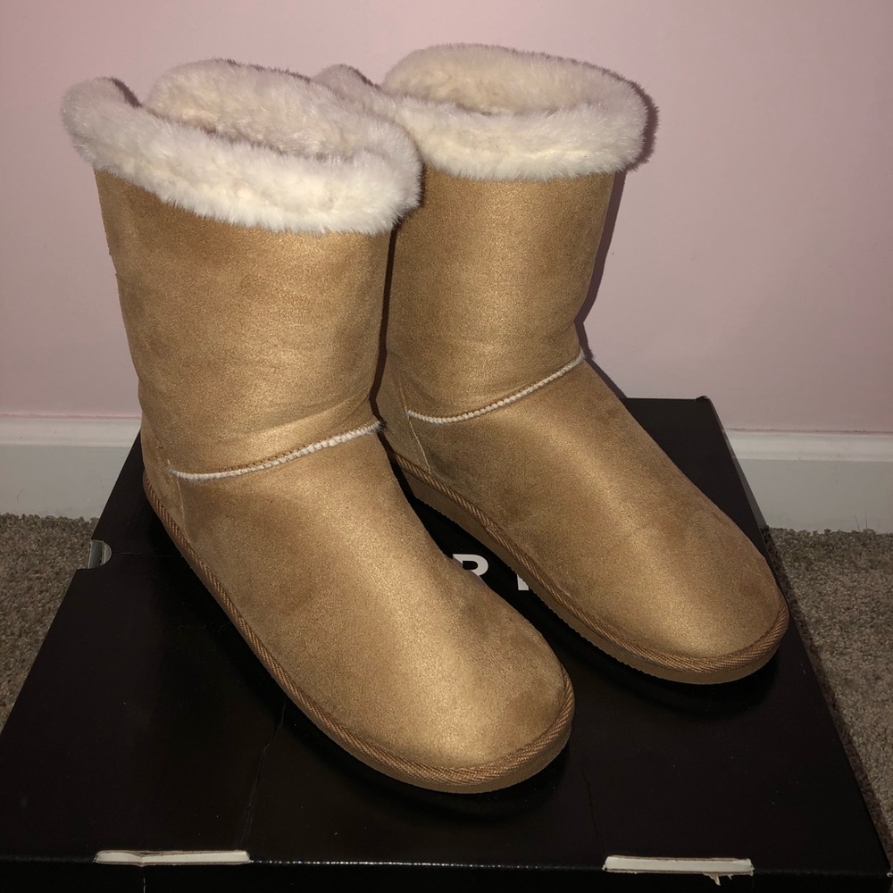 Torrid Tan Faux Fur Bootie
